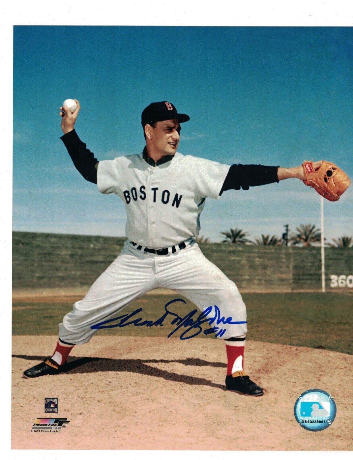 Frank Malzone Boston Red Sox Signed 8x10 Photo Poster painting W/Our COA