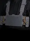 2pcs Cummerbund Quick Release Buckle Wide Compatibility for Airsoft Combat