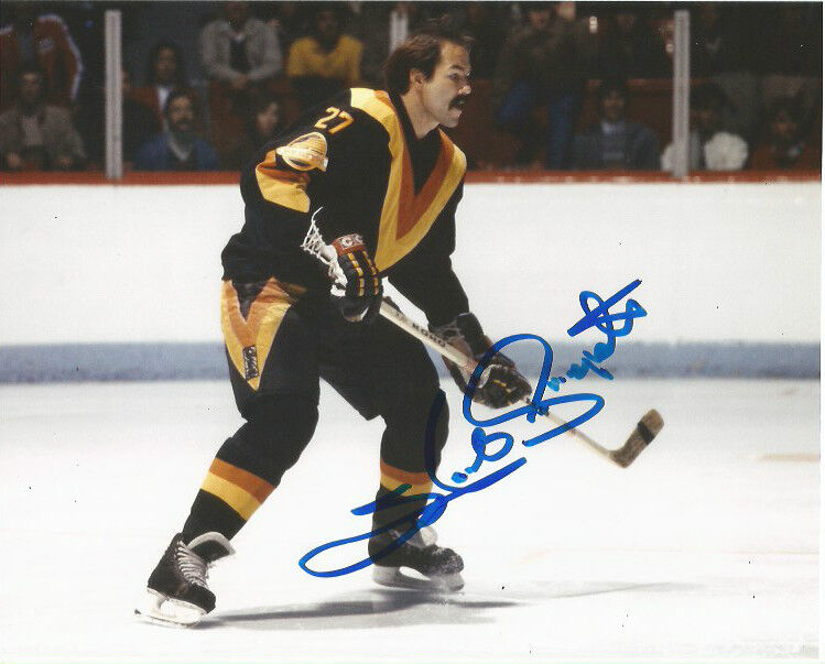 Vancouver Canucks Harold Snepsts Signed Autographed 8x10 Photo Poster painting COA