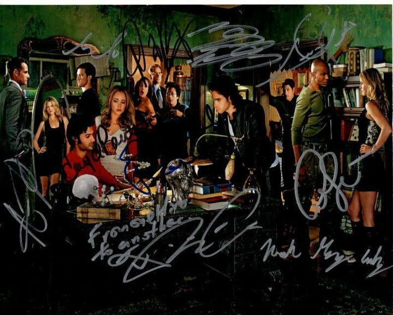 Heroes signed autographed cast Photo Poster painting hayden milo sendhil masi adrian + 5 rare!