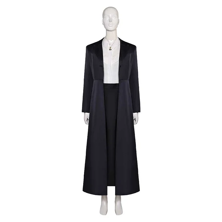 TV Agatha All Along (2024) Agatha Harkness Black Dress OutfitsCosplay Costume  Halloween Carnival Suit