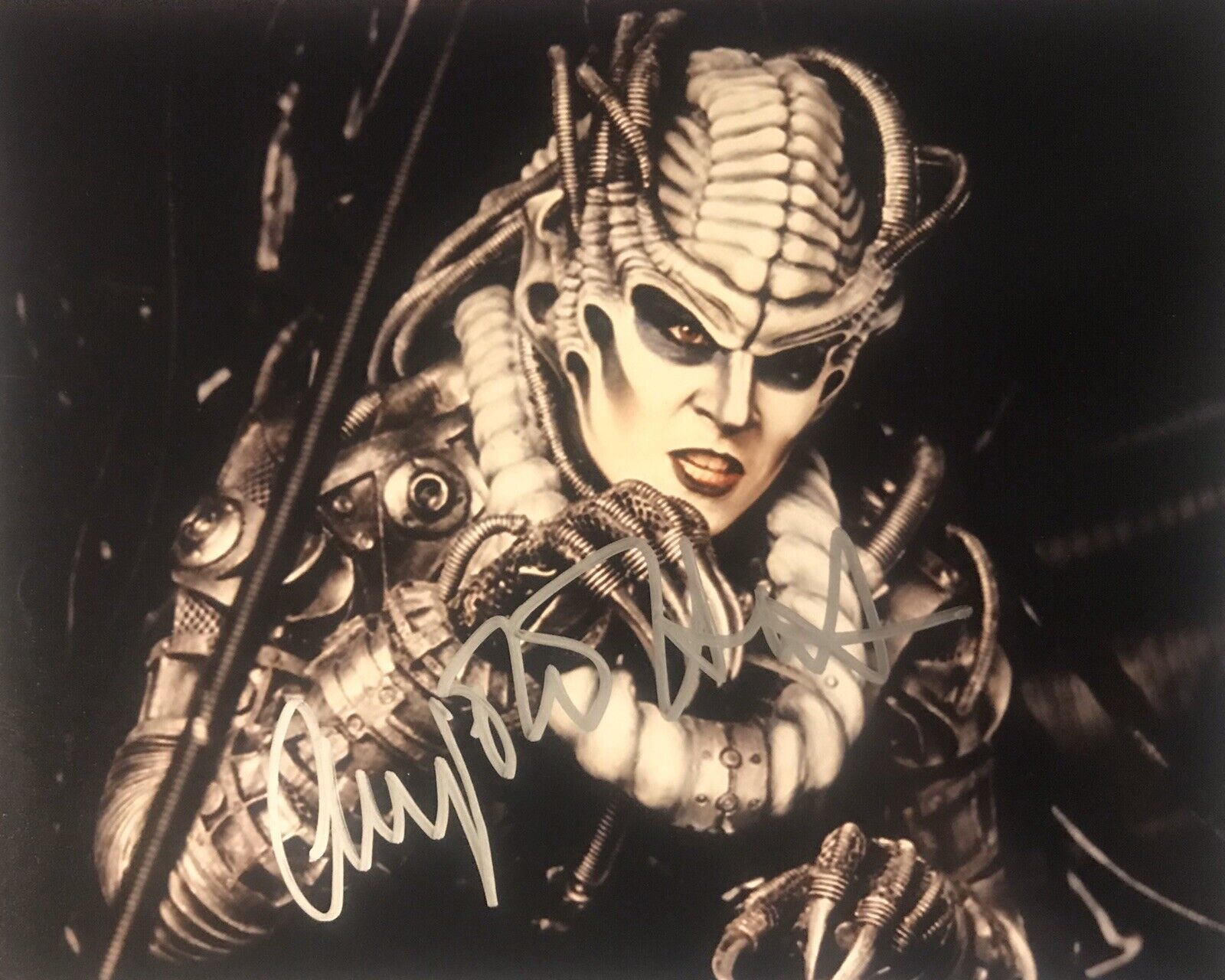 Anjelica Huston Signed Autographed 8x10 Photo Poster painting From Michael Jackson’s Captain EO