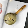 Indian Imported Vintage Handmade Brass Handheld Aromatherapy Burner