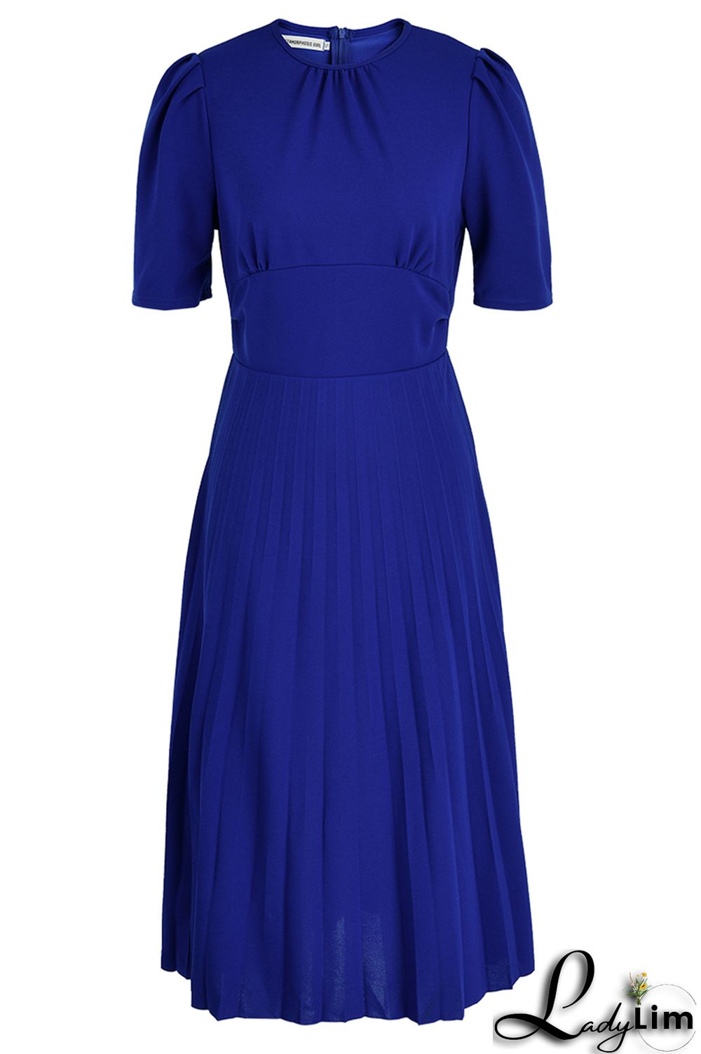 Red Fashion Casual Solid Patchwork O Neck Short Sleeve Dress