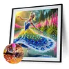 Dancing on ice girl - peinture au diamant de forme sp&eacute;ciale - 30*30cm
