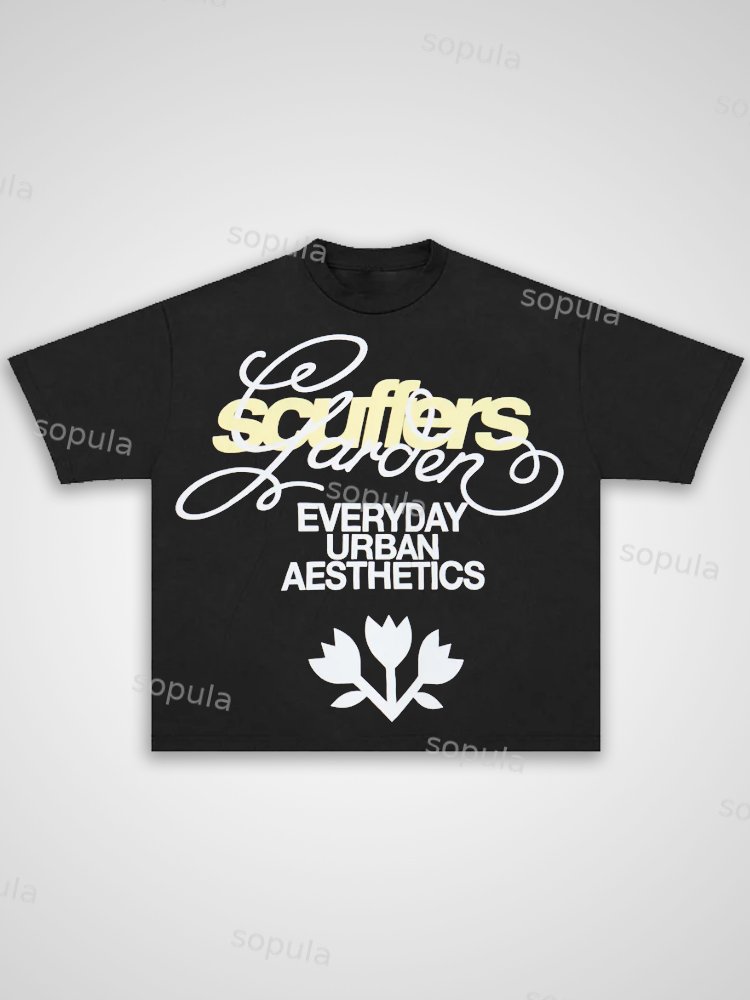 Scuffers Garden Black T-shirt - SOPULA