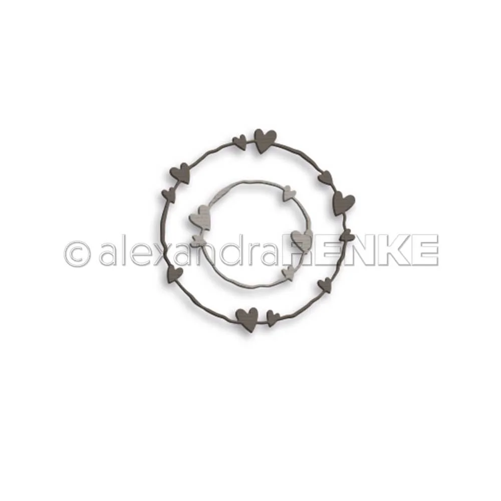 Piggy Craft metal cutting dies cut die mold Heart love heart ring Scrapbook paper craft knife mould blade punch stencils dies