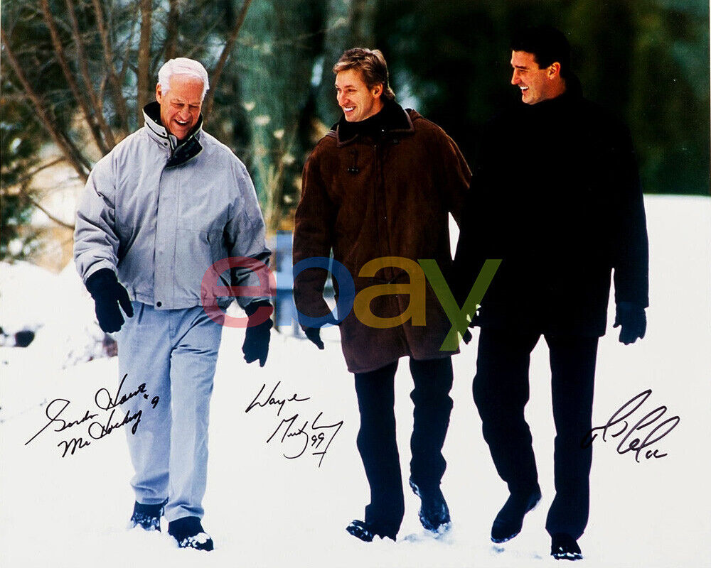 Field of Dreams Signed 8x10 Photo Poster painting reprint Wayne Gretzky Gordie Howe Lemieux rp