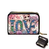 5D DIY Diamond Painting Wallet Diamond Painting Card Holder Coin Purse DIY Craft Kit