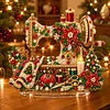 DIY Special Shape Diamond Painting Pearl Art Desk Ornament Xmas Decor Kit