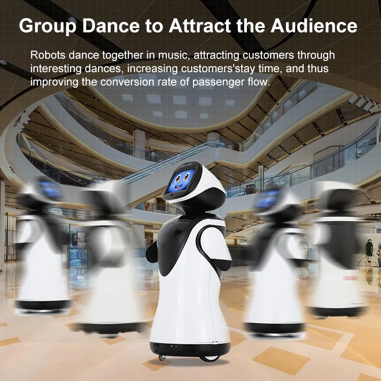 Business Face Recognition Intelligent Interaction Welcome Transformer RFID Robots Humanoid Chat Reception Dancing Robot