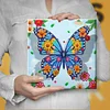 (25x25cm)DIY Pre-Framed 3D Flapping Butterfly Diamond Painting Art Craft Kit Living Room Decor