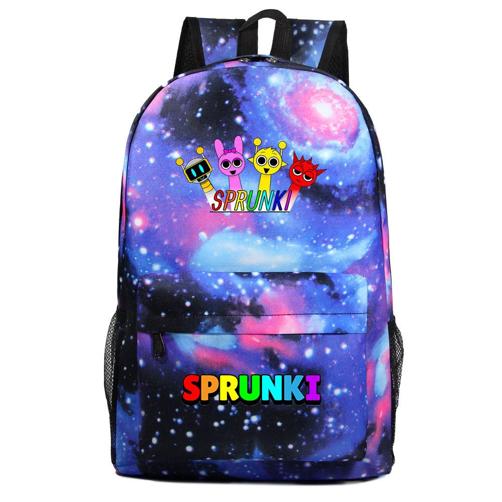 Mayoulove Sprunki Backpack Lightweight With Multiple Pockets For School Use-Mayoulove