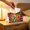 DIY PULeather Diamond Painting Tissue Box for Adults Beginners Large Size Diamond Art Paper Storage Holder for Living Room Bathroom Table Decor