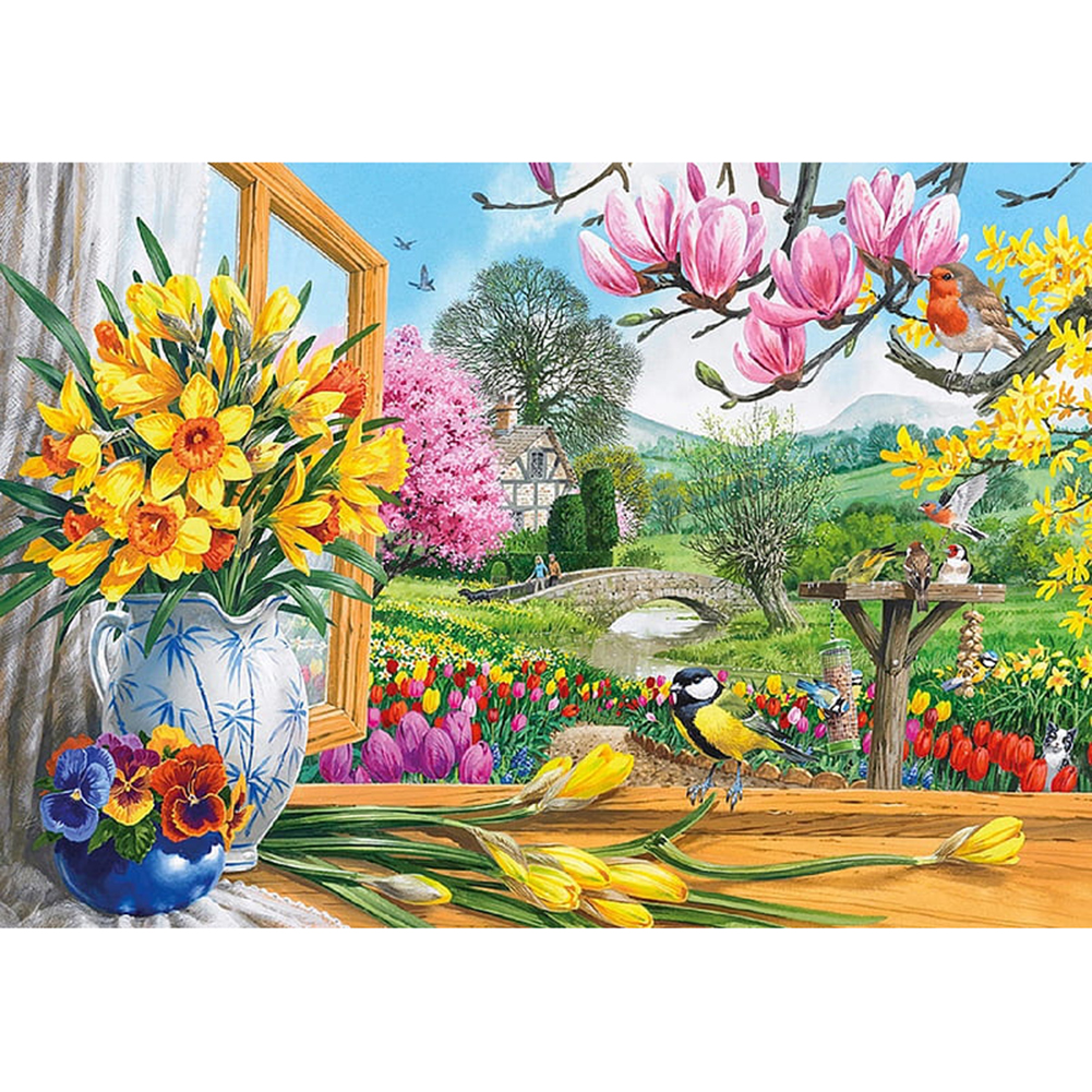 

Garden Scenery - Round Drill Diamond Painting - 40*30CM, 501 Original