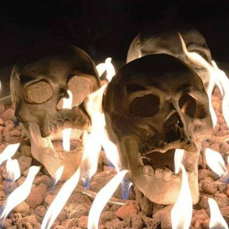 Halloween Sale - Terrifying Human Skull Fire Pit
