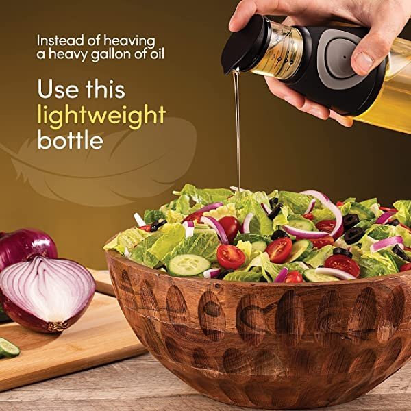 Olive oil dispenser bottle