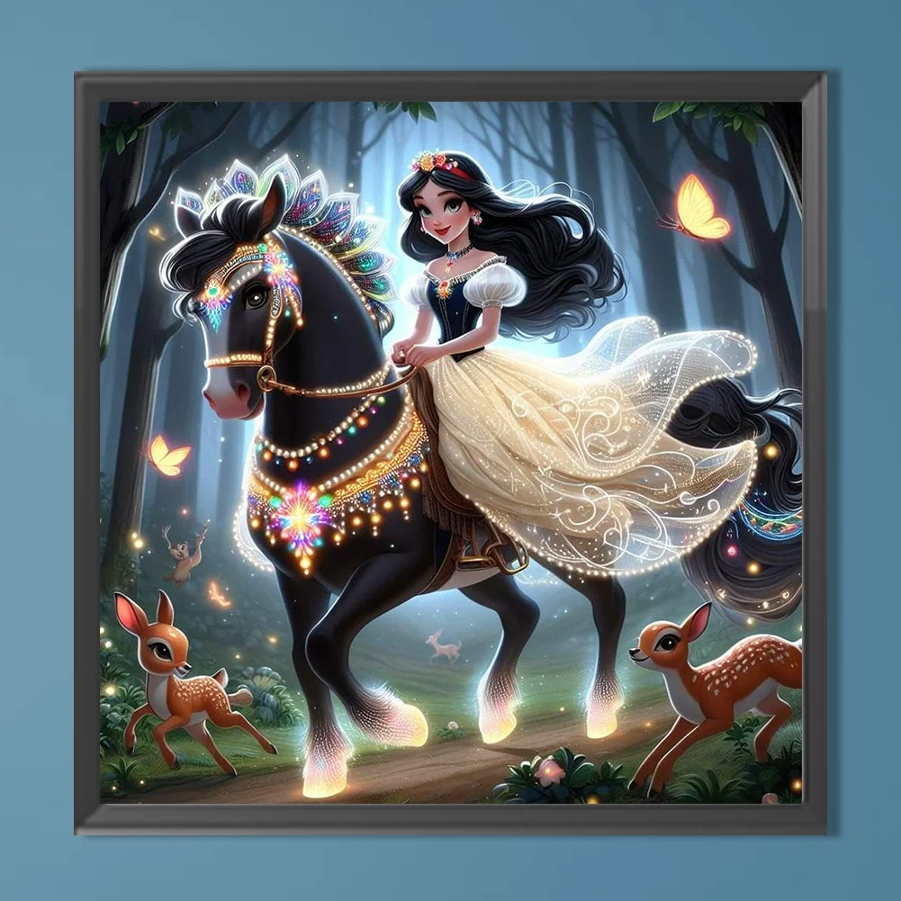 Diamond Painting - Full Round Drill - Princess Snow White(Canvas|40*40cm)