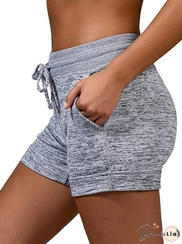 Women's Casual Elastic Waist Shorts
