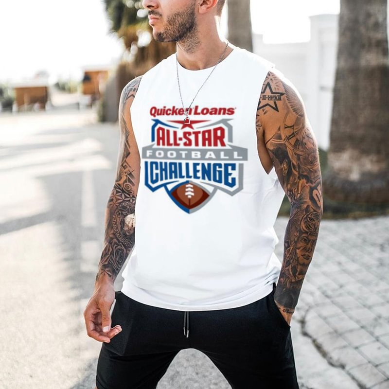 Rugby Team Lettering Street Fashion Sleeveless T-Shirt、、URBENIE