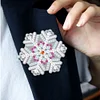 5pcs DIY Diamond Painting Handwork Christmas Brooch Kit