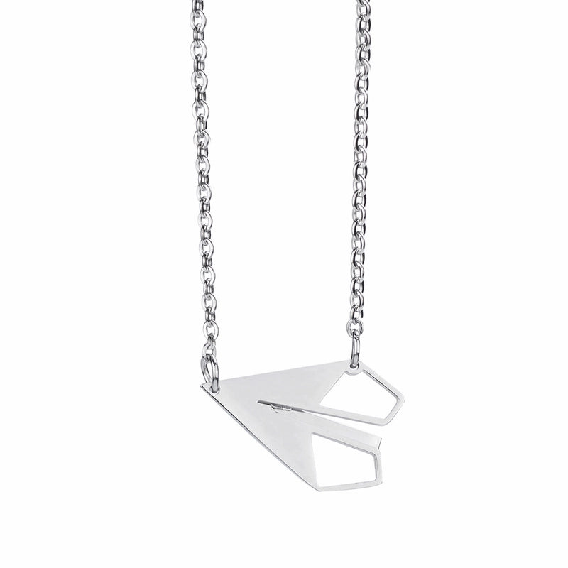 Hip-Hop Retro Heart Shape 304 Stainless Steel Polishing 18K Gold Plated Unisex Pendant Necklace