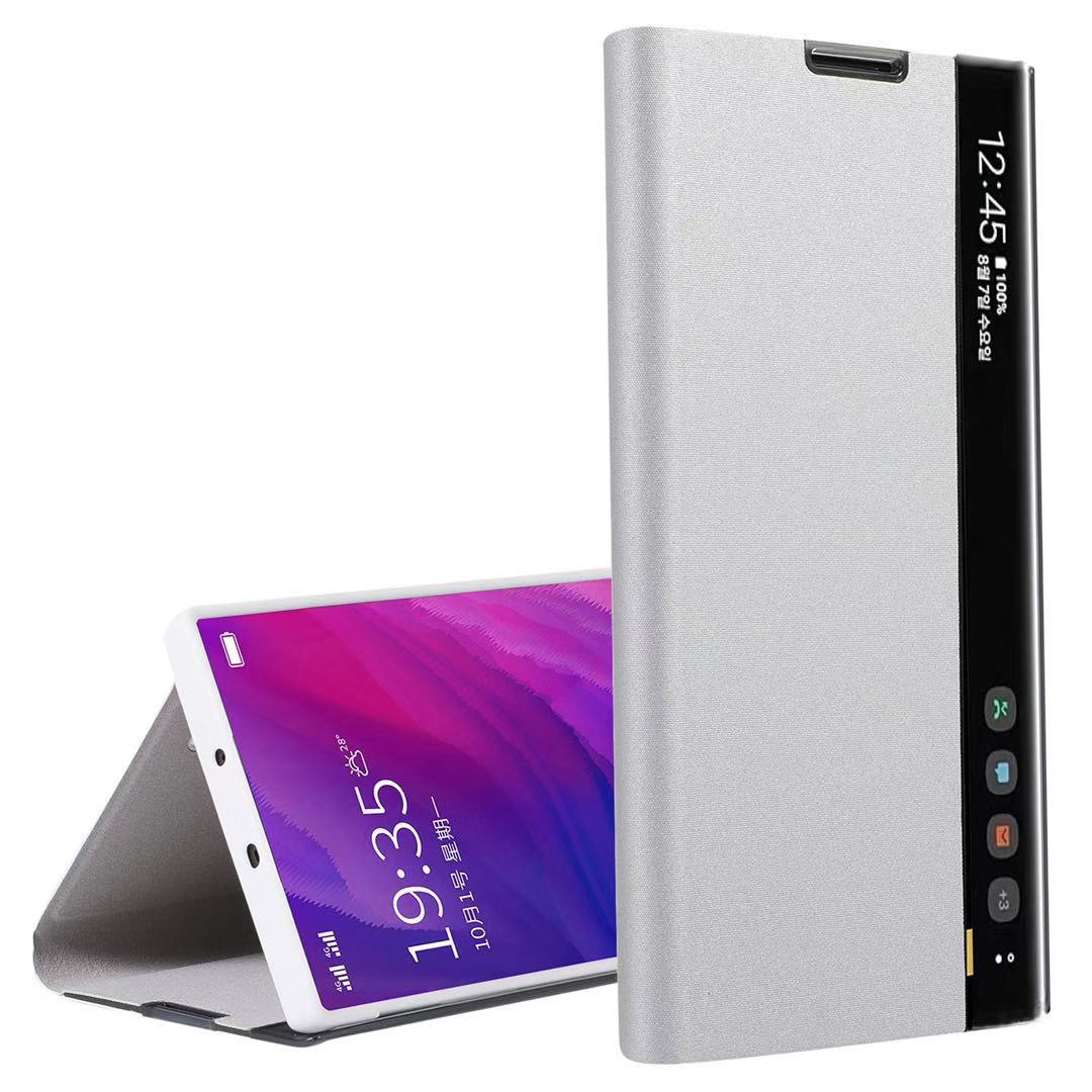 Deluxe Smart Window Leather Flip Full Protection Samsung Phone Case