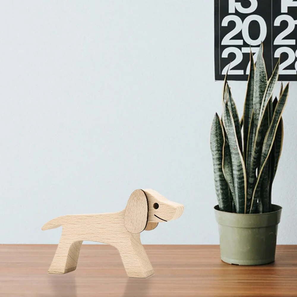 Personalise Dog Home Decor Figurines Handmade Ornaments Home Decoration Miniature Figurines For Bedroom Home Office Shelf Decor