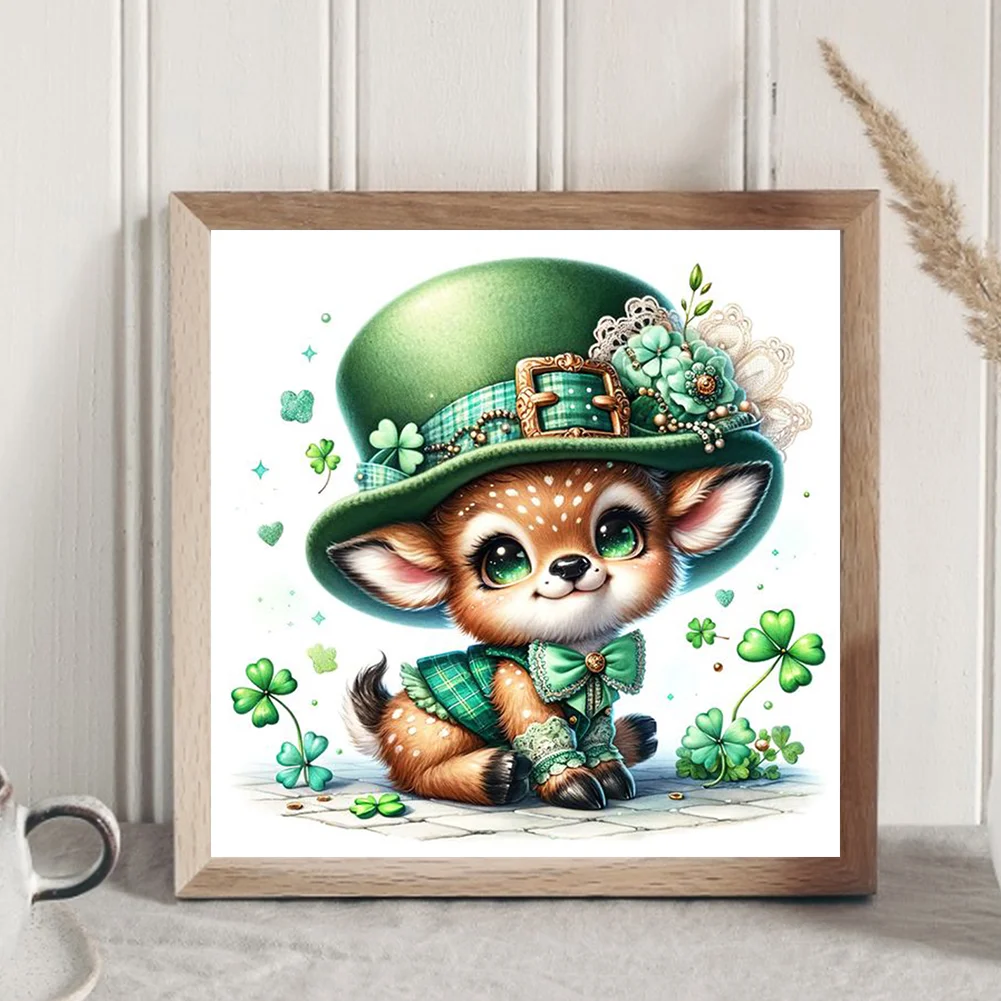 Diamond Painting - Full Round Drill - Lucky Deer(Canvas|30*30cm)