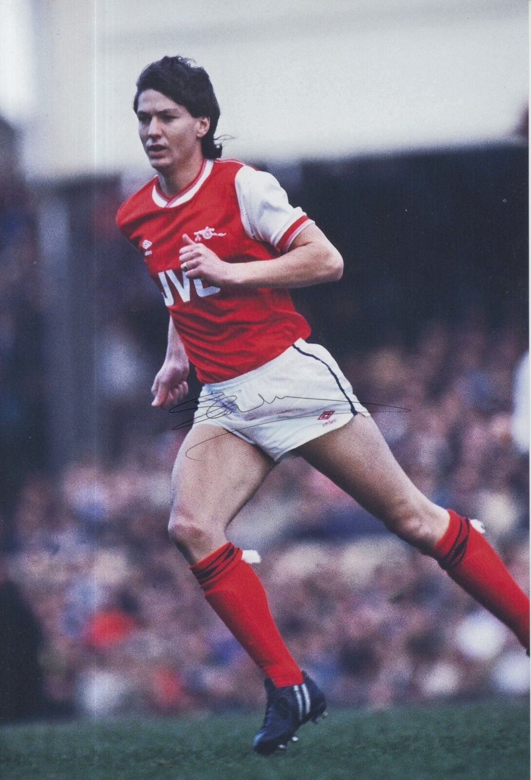 Steve Williams Hand Signed Arsenal 12x8 Photo Poster painting.