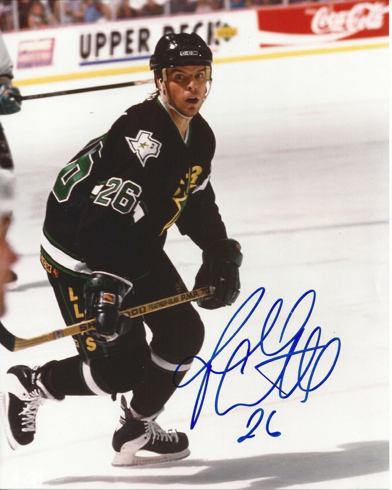 Ryan Courtnall Autographed 8x10 Dallas StarsB253