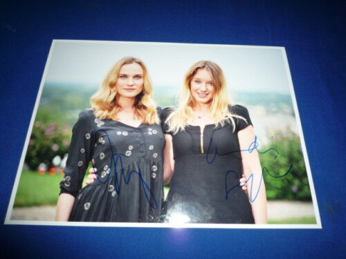 DIANE KRUGER and LUDIVINE SAGNIER signed autograph 8x10