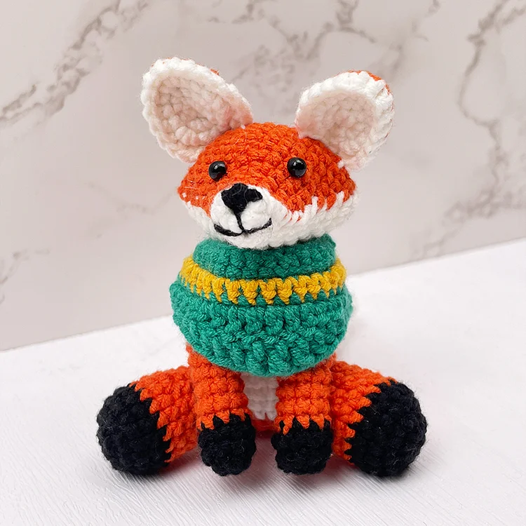 YarnSet - New Crochet Kit For Beginners - Cute Fox