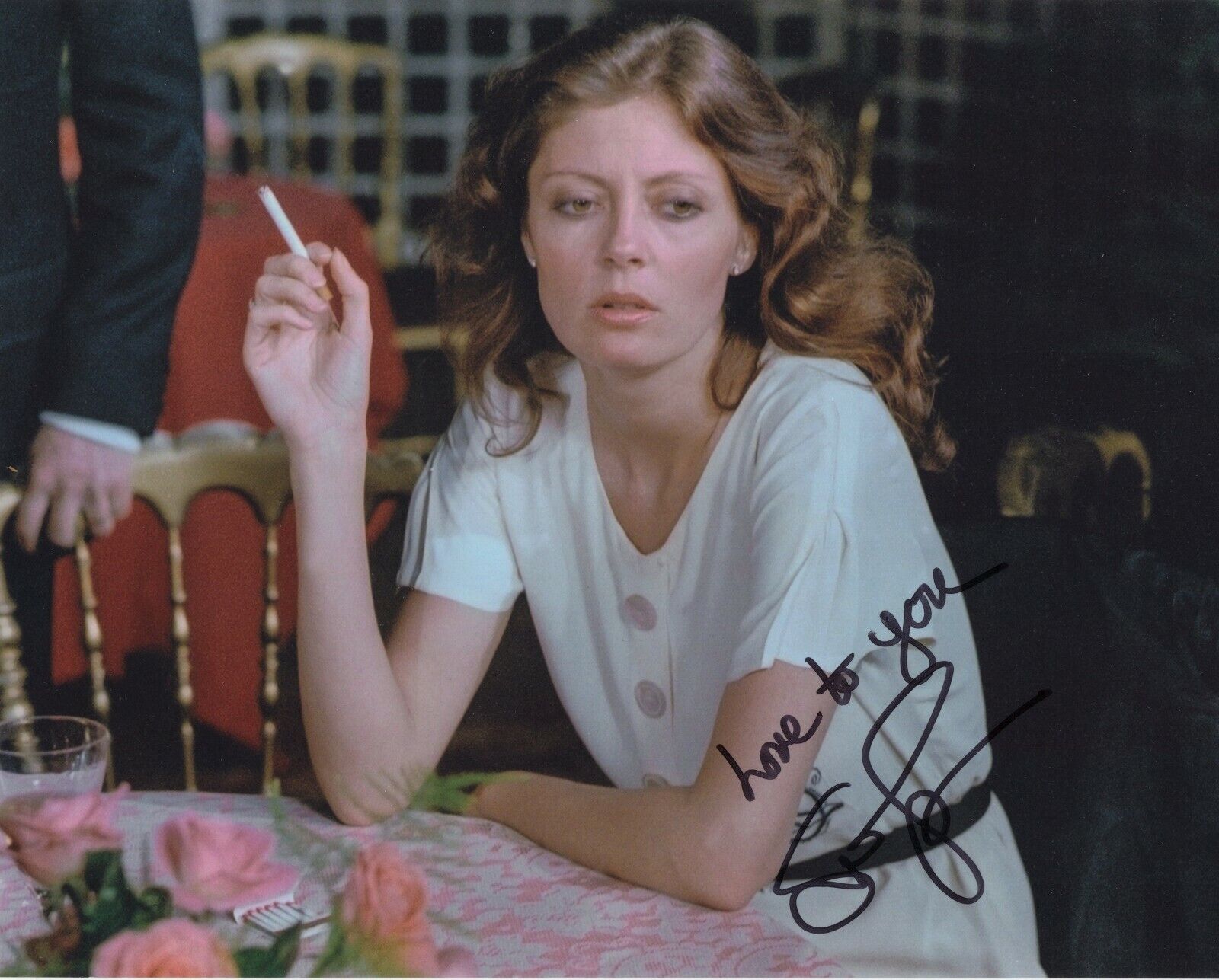 SUSAN SARANDON SIGNED AUTOGRAPH 8X10 Photo Poster painting BULL DURHAM WITCHES OF EASTWICK