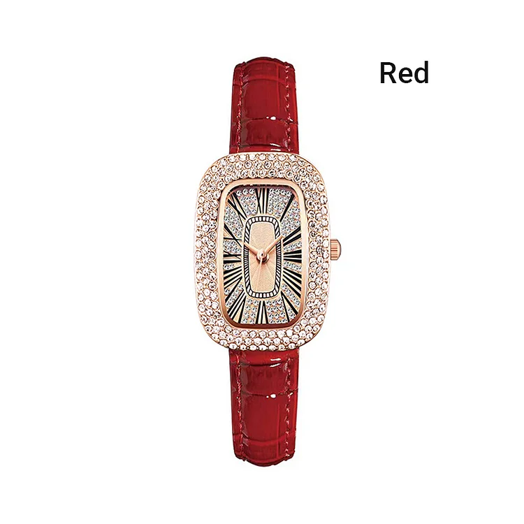 Women Square Luxury Crystal Rhinestone Diamond Watches