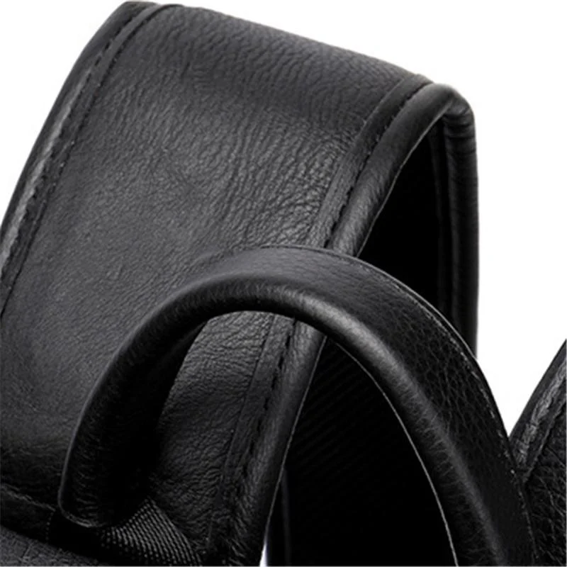 Men's Casual Large Capacity Leather Outdoor Climbing Bag Backpack Shoulder Bag