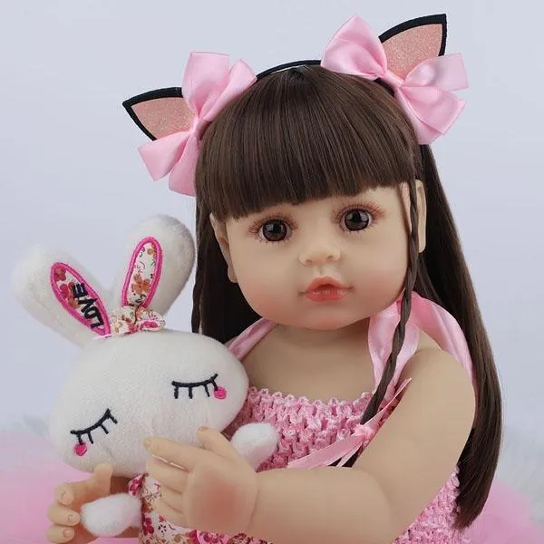 22" Lyra Full Silicone Reborn Baby Doll Girl - Reborn Shoppe