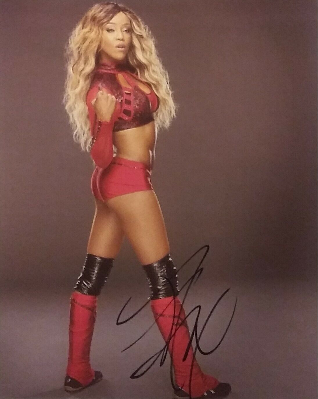 Alicia Fox signed 8 x 10