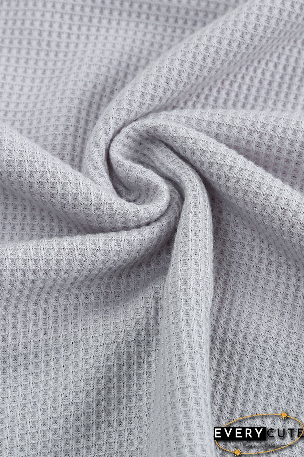 Red Wild Leopard Contrast Sleeve Colorblock Waffle Knit Top