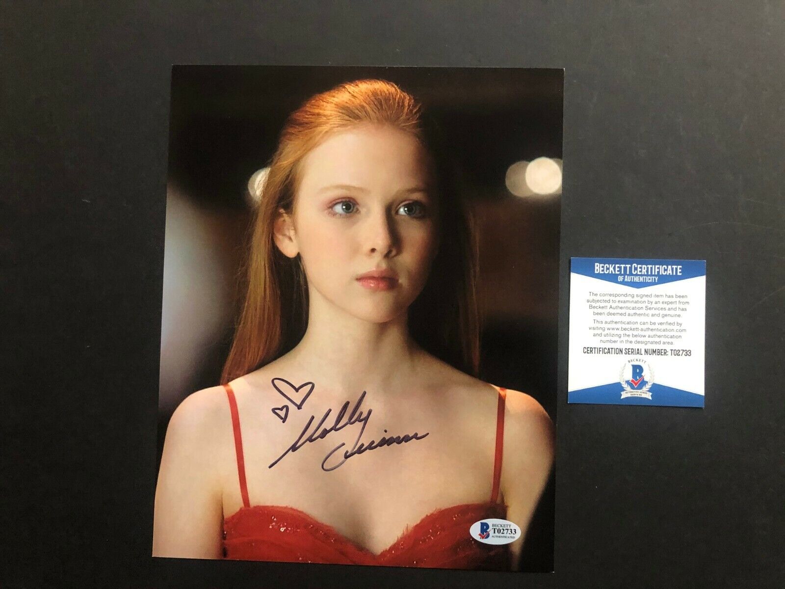 Molly Quinn Hot! signed autographed sexy 8x10 Photo Poster painting Beckett BAS coa