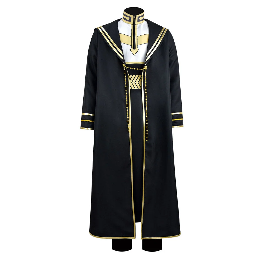 Anime Frieren:Beyond Journey's End (2023) - Heiter Black Set Outfits Cosplay Costume Halloween Carnival Suit