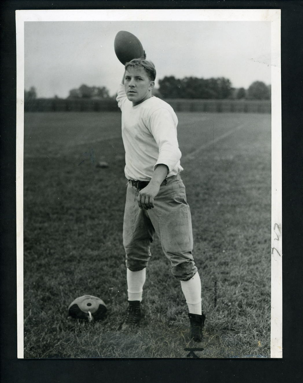 Knute Rockne Jr. Notre Dame Football 1939 Press Photo Poster painting