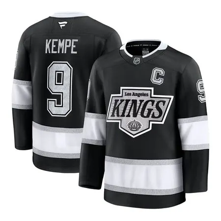 Youth Los Angeles Kings #9 Adrian Kempe Black Home Jersey