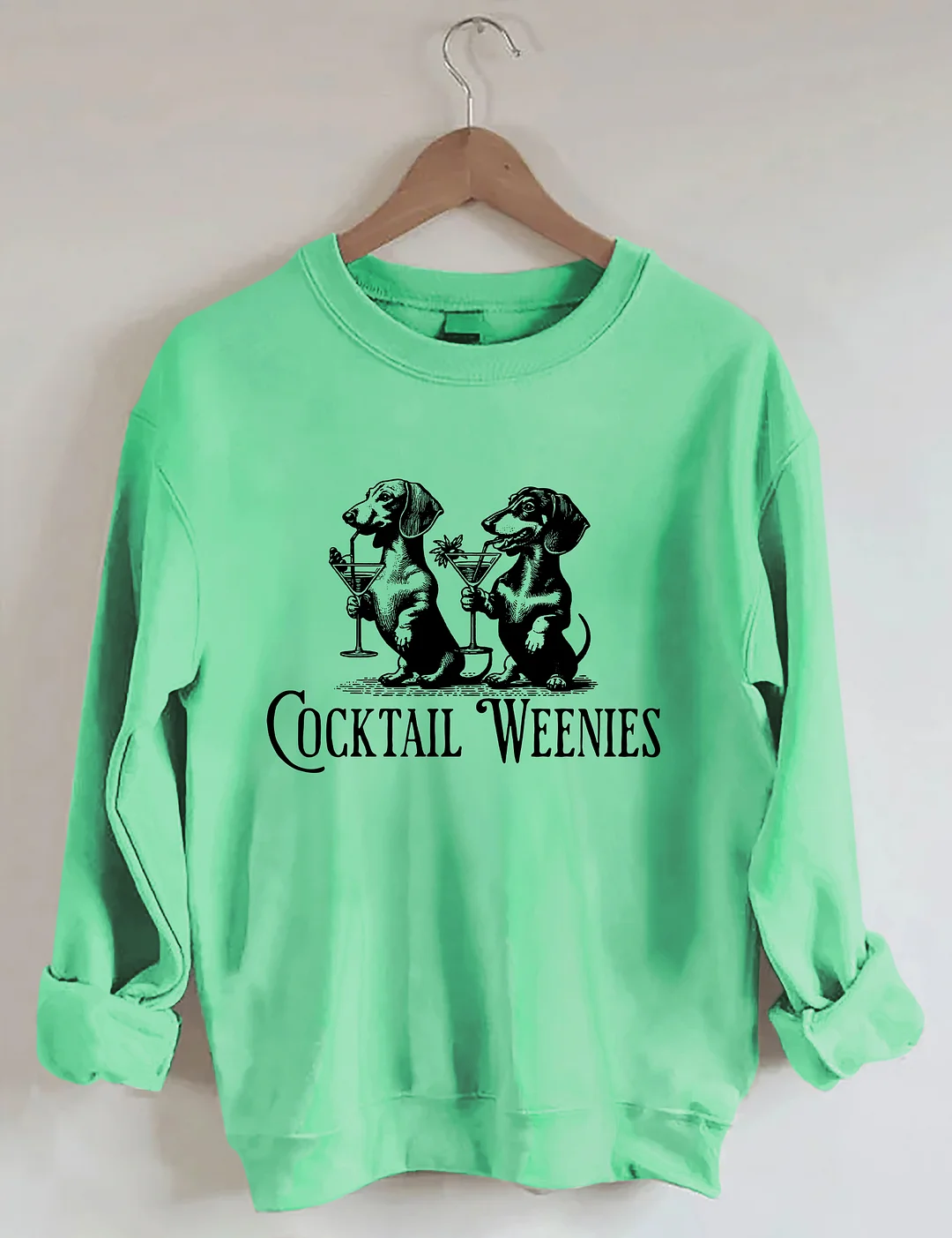 Cocktail Weenies Dachshund Sweatshirt