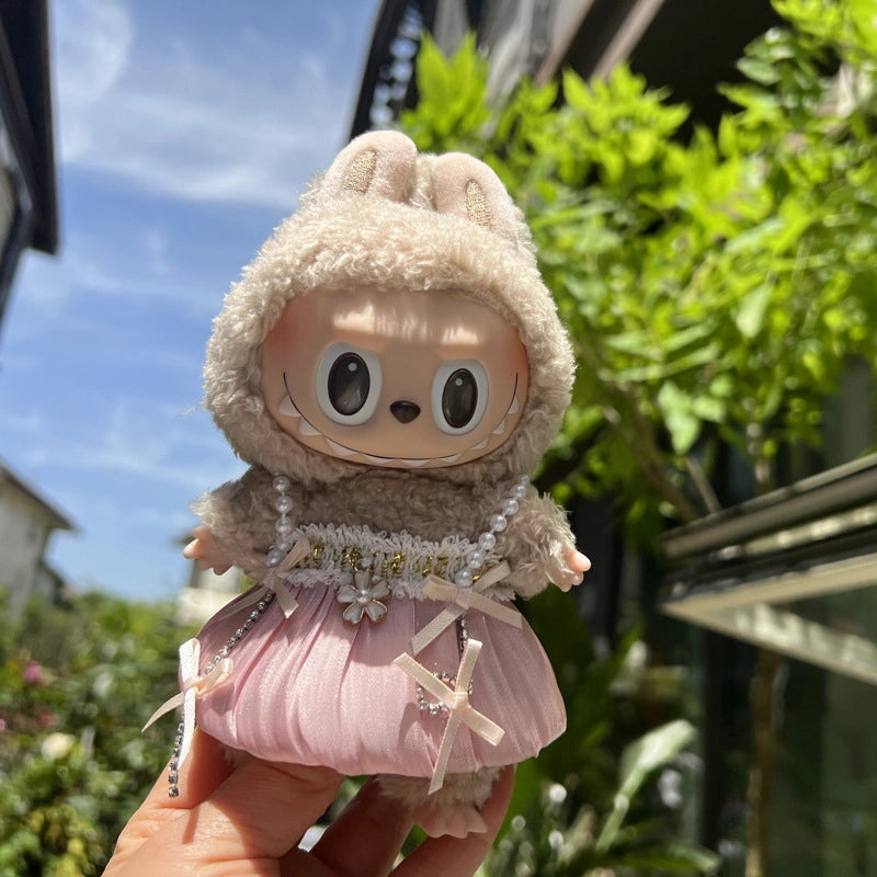 17cm Labu Sweet Wedding Princess Dress Suit Blind Box Macaron Keychain Pendant