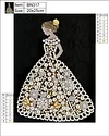 Diamond Painting-DIY Crystal Rhinestone Dress Lady(20*25cm)