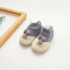 Korean autumn boys and girls baby contrast color soft bottom non-slip not easy to fall off baby toddler shoes socks shoes