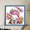 (US Only)Gnome Design DIY Bead Embroidery Kit 39x39cm 9CT Cross Stitch Kit for Home Decor