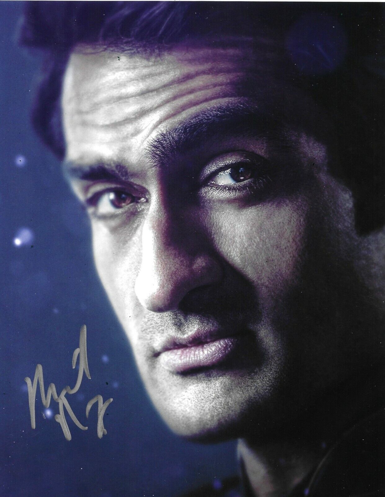 Kumail Nanjiani Signed Eternals 10x8 Photo Poster painting AFTAL