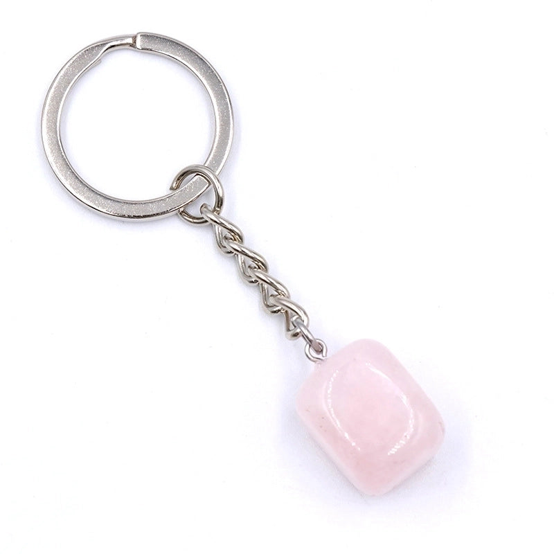 Fashion Irregular Natural Stone Keychain 1 Piece